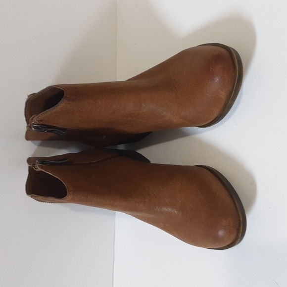 Lucky brand ankle booties women 6M brown leather casual festival retro y3k - Picture 2 of 12